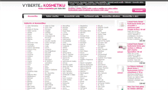 Desktop Screenshot of kosmetika.vyberte.cz