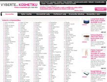 Tablet Screenshot of kosmetika.vyberte.cz